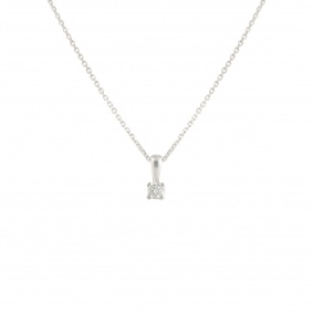 White Gold Diamond Pendant 0.20ct I/SI